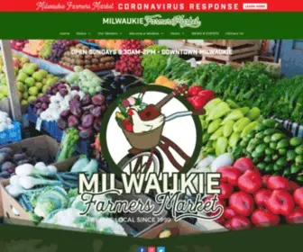 Milwaukiefarmersmarket.com(Milwaukie Farmers Market) Screenshot