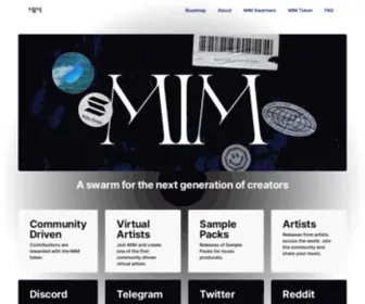 Mim-Swarm.com(A Metaverse Swarm for the next generation of creators) Screenshot