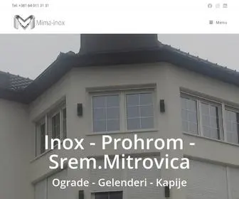 Mima-Inox.com(MimaInox) Screenshot