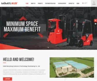 Mimaforklift.com(Electric Forklift) Screenshot