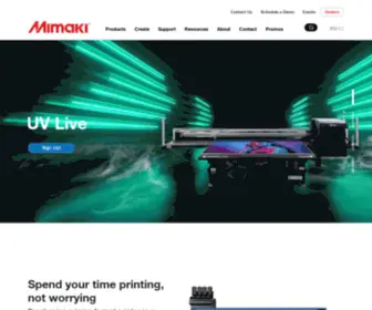 Mimakismart.com(Mimaki USA) Screenshot