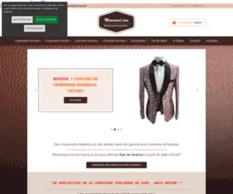 Mimamod.com(Chaussures Italiennes Luxe en ligne) Screenshot