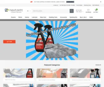 Miman.com(Nextzett Car Detailing Products) Screenshot