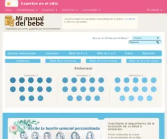 Mimanualdelbebe.com(Mi manual del bebé) Screenshot