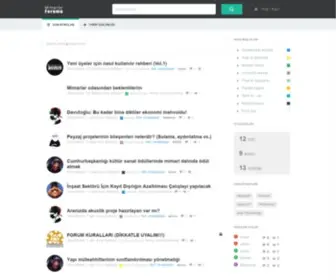 Mimarlarforumu.com(Türkiye'nin) Screenshot