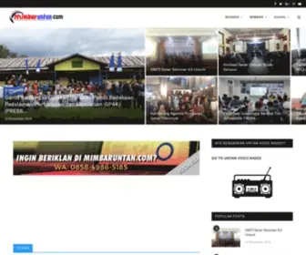 Mimbaruntan.com(Universitas. Tanjungpura) Screenshot