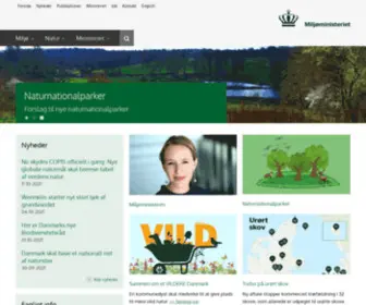 Mim.dk(Miljøministeriet) Screenshot