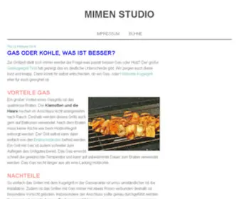 Mimenstudio.de(Mimen Studio) Screenshot