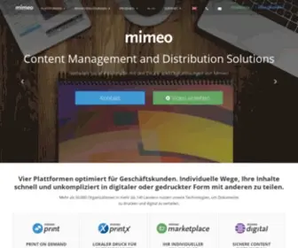 Mimeo.de(Drucklösungen) Screenshot
