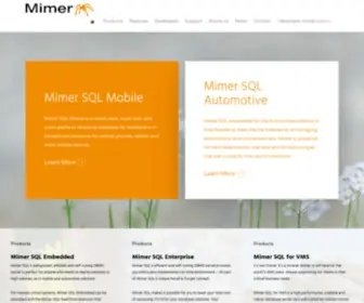 Mimer.com(Mimer > Home) Screenshot