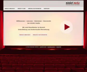 Mimikri-Media.de(Untertitelung, Audiovisuelle Übersetzung) Screenshot