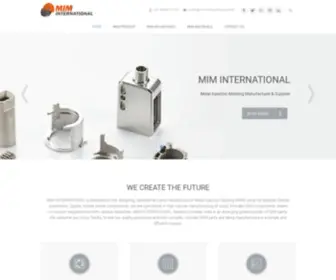 Mimindiacompany.com(Metal Injection Molding Manufacturer & Supplier) Screenshot