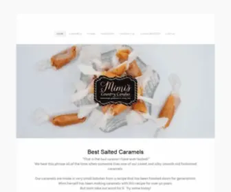 Mimiscountrycandies.com(Gourmet Caramels) Screenshot