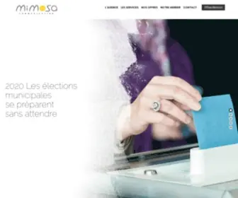 Mimosacom.com(Agence de communication Angers 49) Screenshot