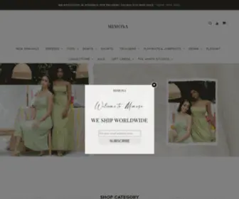 Mimosaforever.com(Online Shopping in Sri Lanka Clothes) Screenshot