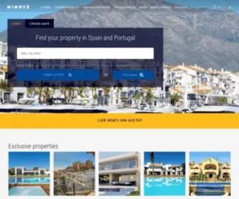 Mimove.com(Find your home in Spain among 100 % verified listings) Screenshot