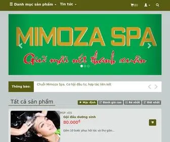 Mimozaspa.com(=> Mục tiêu) Screenshot