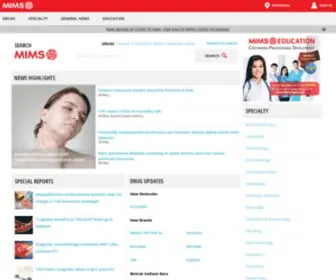 Mims.co.id(Search Drug Information) Screenshot