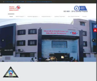 Mimskutch.com(Mundra Institute of Medical Science) Screenshot