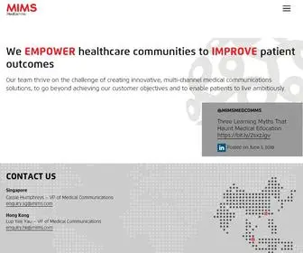 Mimsmc.com(MIMS Medcomms) Screenshot
