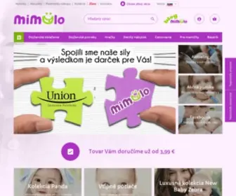 Mimulo.sk(Dojčenský) Screenshot