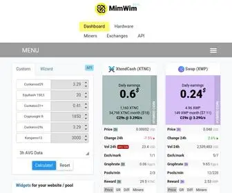 Mimwim.net(MimbleWimble) Screenshot
