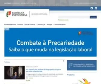 Min-Agricultura.pt(Página Oficial do Governo de Portugal) Screenshot
