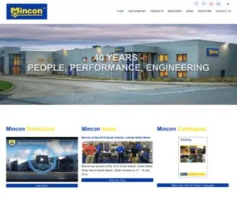 Mincon.com(The Driller's Choice) Screenshot