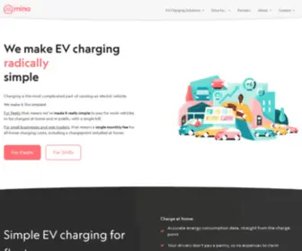 Mina.co.uk(Simple EV Charging) Screenshot