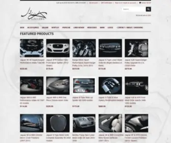 Minagallery.com(Jaguar Performance Parts and Accessories) Screenshot