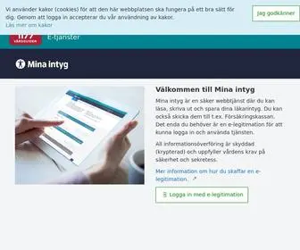 Minaintyg.se(Mina intyg) Screenshot