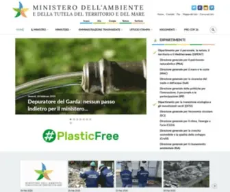 Minambiente.it(Ministero della Transizione Ecologica) Screenshot