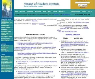 Minaret.org(Minaret of Freedom Institute) Screenshot