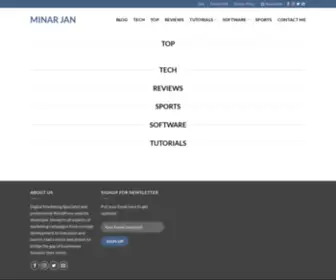 Minarjan.com(Website, Online Store Development and Digital Marketing) Screenshot