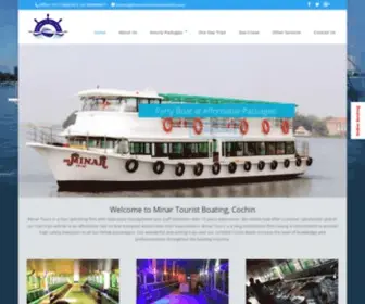 Minartouristboatcochin.com(Minar Tourist Boat Cochin) Screenshot