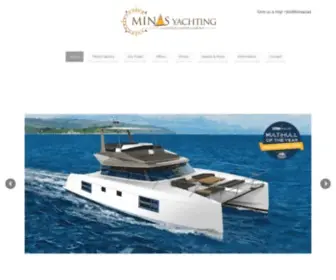 Minas-Yachting.com(Luxury Yacht Renting in Greece) Screenshot