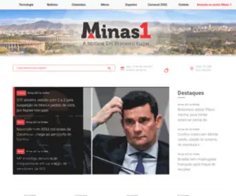 Minas1.com.br(A notícia em primeiro lugar) Screenshot