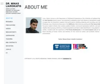 Minasliarokapis.com(Minasliarokapis) Screenshot