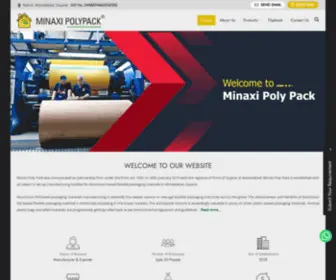Minaxipolypack.co.in(Laminated Aluminum Foil Manufacturer exporter Supplier in Ahmedabad) Screenshot