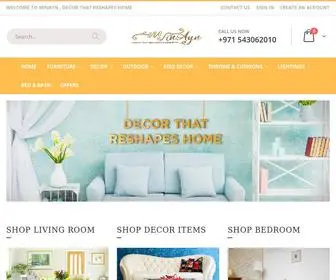 Minayn.com(Buy Decor and Furniture for your Home) Screenshot