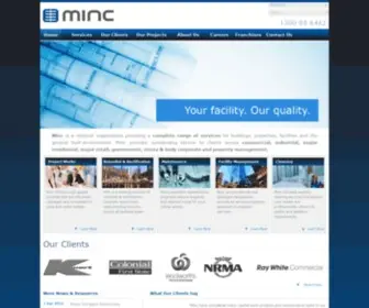 Minc.com.au(Minc Services) Screenshot