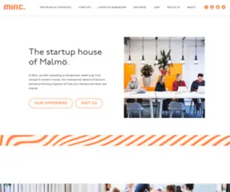 Minc.se(The Startup House of Malmö) Screenshot