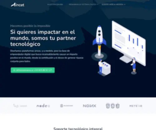 Mincet.com(Si quieres impactar en el mundo) Screenshot