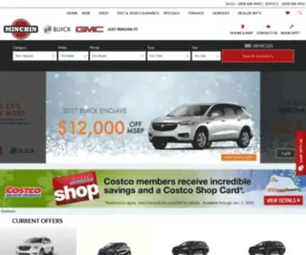 Minchinbpg.com(Minchin Buick GMC in Stamford) Screenshot