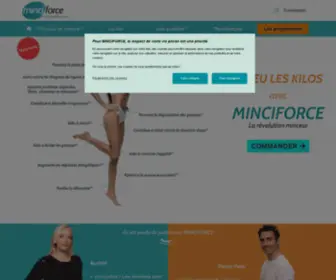 Minciforce.fr(Accueil) Screenshot