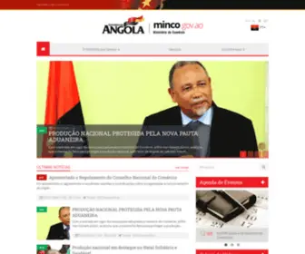 Minco.gov.ao(Minco) Screenshot