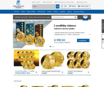 Mincovni-Obchod.cz(Mince a ražby pro sběratele) Screenshot