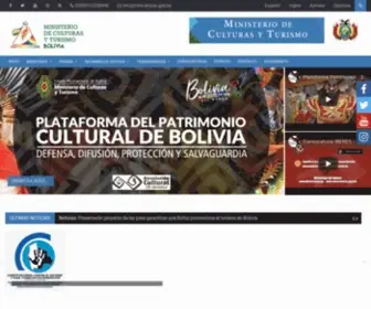 Minculturas.gob.bo(Ministerio de Culturas) Screenshot