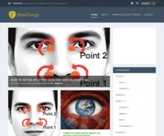 Mind-Energy.net(Parapsychology articles and news) Screenshot