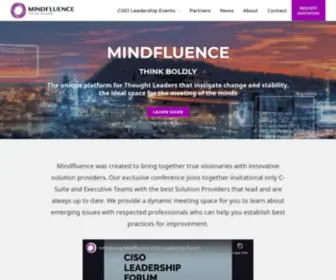 Mind-Fluence.com(Think Boldly) Screenshot